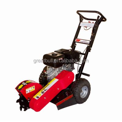 China Mini Start 9 Teeth Machinery Repair Shops Wood Stump Crusher New Gasoline Electric Movable Engine for sale