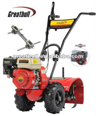 China Farm Fielf Hot Sale 6.5hp Propelled Balustrade Gasoline Rotavator Rotary Cultivator Tiller for sale