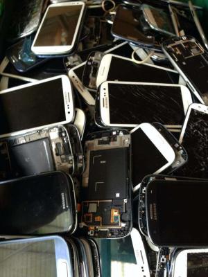 China Original Used Samsung Galaxy S4 I9505 Recycle Broken LCD Screen for sale