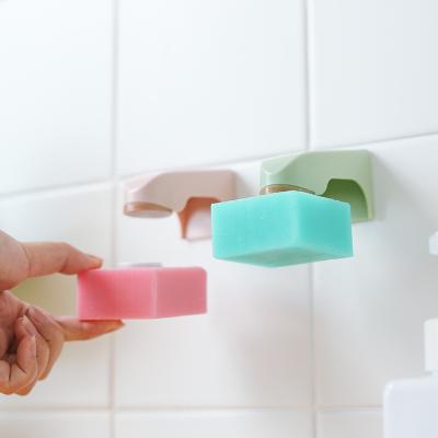 China New Design User Friendly Wall Mounted ABS Magnetic Soap Holder For Bathroom Tool Holder Magnetic Holder for sale