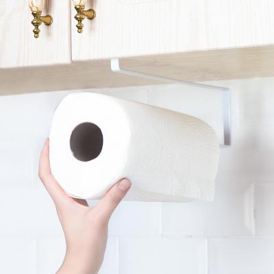 China Modern Metal Paper Holder Bathroom Toilet Paper Holder Kitchen Paper Towel Holder for sale