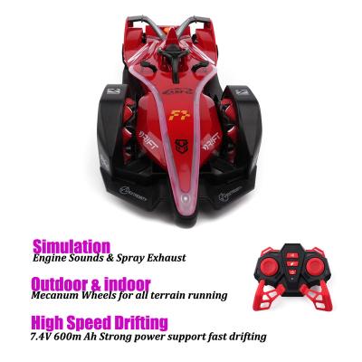 China All Terrain Meccanum Wheels Best For Stunt Car Online Sports Racing Store 2.4G Hertz RC Car Remote Control High Speed ​​Drift Model Favorite Gift For Boy for sale