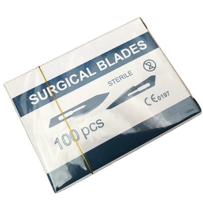 China Selling Razor Blade Surgical Blades Surgical Steel Surgical Blade Manufacturing Straight Bend for sale