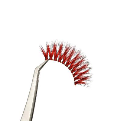 China Best factory price thick clean brand lashes 3d mink eye colored lashes for sale