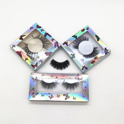 China Wholesale Custom False 6d Mink Eyelash Crisscross Label Cruelty Free Sample Free Vegan Lash 6d Silk Eyelashes for sale