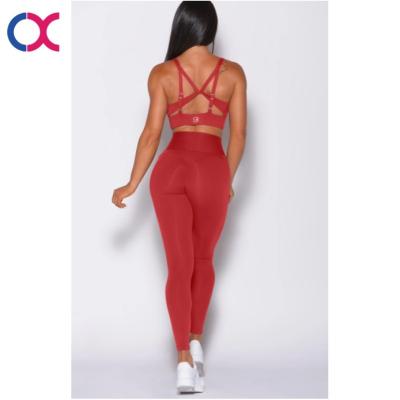 China Custom Logo Waist Tummy Control Workout Gym Top Breathable Sports Yoga Pants Women Fitness Gym Tights Gaiters Pants for sale