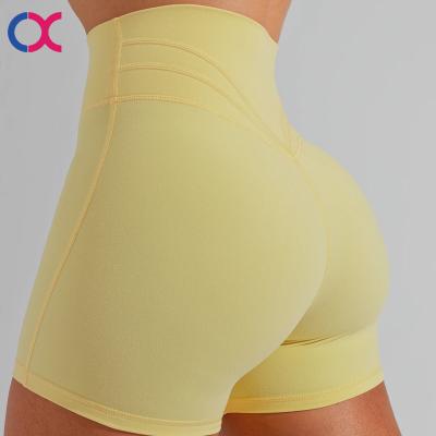 China New Arrival Breathable Waistband Seam Butterfly Comfy Workout Bike Shorts For Women for sale