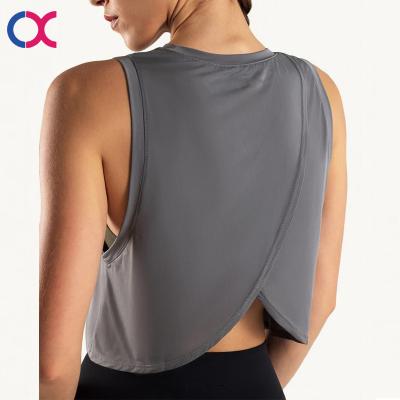 China Yoga Crop Fabric Gym Sports Breathable Top Super Breathable Lightweight Tank Tops For Women for sale