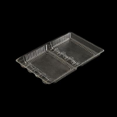 China Recyclable Customized Blister PET Food Packaging Tray For Fresh Fruits And Vegetables for sale