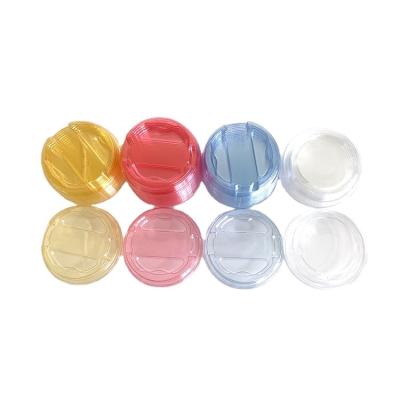 China Customized Disposable Colored PET Material Blister Processing Disposable Plastic Lid For Jelly Packing for sale