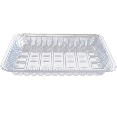 China Disposable Plastic Disposable Fruit Meat Vegetable Packaging Trays for sale