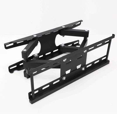 China Cold Rolled Steel Double Articulating Arms Wall Mount TV Bracket Supports Full Motion TV Wall Mount For 20-55 Inch Flat Curved TV for sale