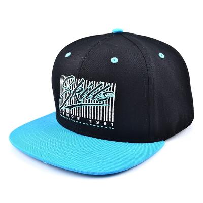 China 2019 Newest Fashion Embroidery JOINT Plain Blue Custom Snapback Hats for sale