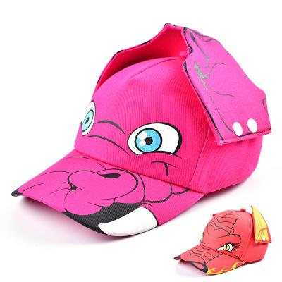 China 2021 COMMON cartoon different types of baseball caps wholesale custom hat outdoor sports kids hat baby hat for sale