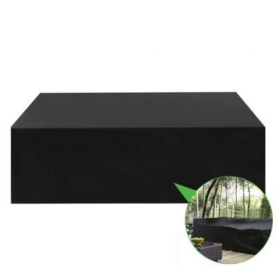 China Simplicity OEM Modern Waterproof Outdoor Garden Furniture Rectangle Table Covers 420D Patio Garden Furniture Cover for sale