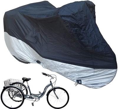 China Outdoor Waterproof Bike Cover 210D Oxford Motor Bike Bicycle Storage Durable Universal Anti-UV Heavy Duty Material Motorcycle for sale