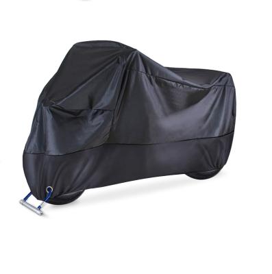 China Classic 190T Oxford Cloth Motorcycle Cover Waterproof Rain Dust Wind Proof Black/Color Outdoor Bike UV Cover Motor Furniture Protector for sale