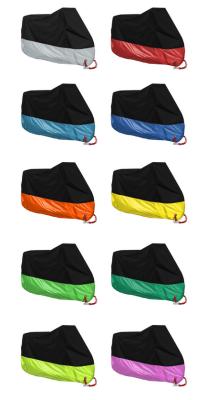 China Mountain Bikes Factory Price Drawstring Bike Windproof Cover For 2 Or 3 Bikes 190T Motorcycle Outdoor Cover Waterproof for sale