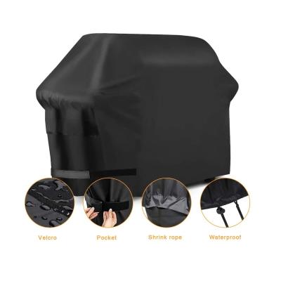 China Classic Hot Selling Oxford BBQ Grill Cover Cloth BBQ Grill Cover Premium Outdoor Rain Resistant Anti-UV Windproof Cover for sale