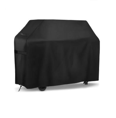 China 210D BBQ Grill Cover 210D Oxford Waterproof BBQ Cover Waterproof UV Resistant Outdoor Top Heavy Duty Proof Rainproof Windproof Grill Cover for sale