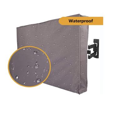 China 600D Waterproof and Dustproof Oxford Outdoor TV Cover Durable Waterproof Weatherproof Cover Household TV Cover for sale