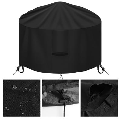 China Hot Selling Outdoor Patio Waterproof Heat Resistant Fire Pit Cover Dustproof for sale