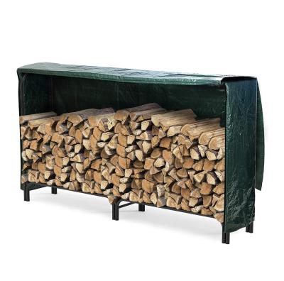 China High Quality Durable Anti-UV Morden Log Rack Dustproof Cover Oxford Cloth For Large Size Firewood Cover for sale