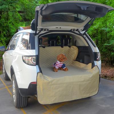 China Travel Dog Cat Car Back Seat Cover Mat Cargo Liner Dog Trunk Protective Waterproof Cover for sale