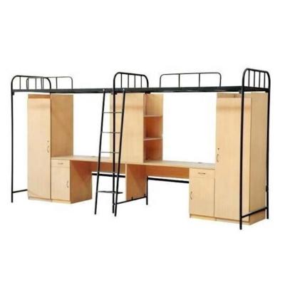 China Removable Modern Kids Bunk Bed Modern Chinese Student School Bed With Desk for sale