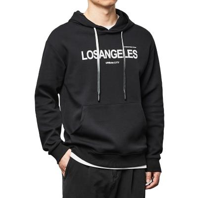 China New Anti-wrinkle Printed Casual Sweater For Men's New Minimalist Hoodies Pullover for sale