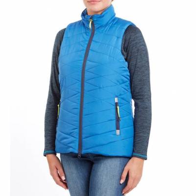 China Cobalt Blue Waterproof Chin Guard Light Ladies Padded Waterproof Vest For Women for sale