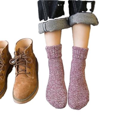 China Other Thickened Heat Pile Knocks Mid Calf Woolen Winter Knocks Autumn Warm Floor Socks for sale