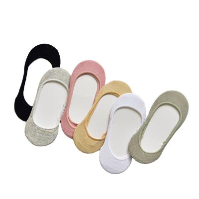 China Cotton Silicone Non Slip Women's Boat Summer Non Bumps Low Cut Liner No Flats Show Hidden Invisible Socks for sale