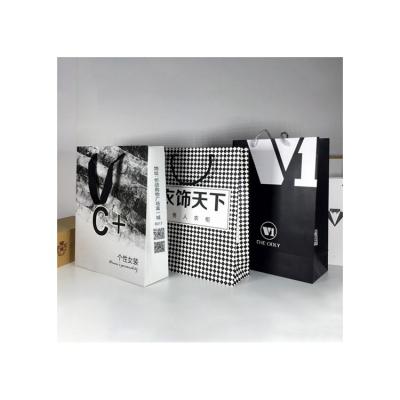 China Low Price Craft Recyclable Widely Used Cheap Kraft Paper Bags Black Paper Gift Bag for sale