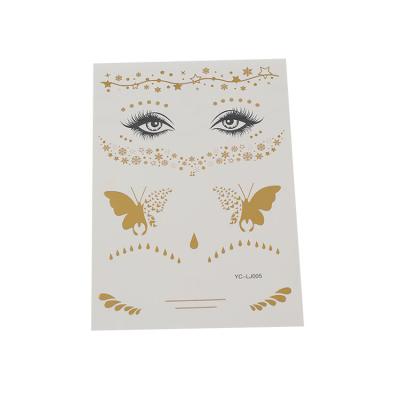 China Temporary Waterproof Large Face Tattoos Sticker Freckles Waterproof Tattoo Stickers for sale