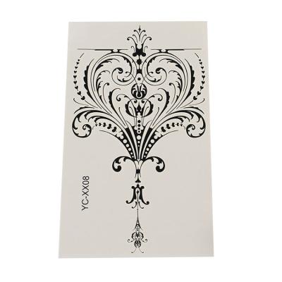 China Black Temporary Nude Pattern Tattoo Stickers Water Proof Tattoo Sticker for sale