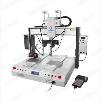 China Pendant Soldering Teaching Welding Robot , Ceramic Heater Automatic Soldering Robot for sale