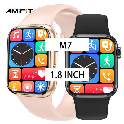 China MP3 playback china newest smartwatch ip67 m7 new reloj serie 7 ser I rohs alibaba fitness smart watch android smart watch IOS I/O online 2021 for sale