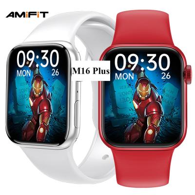 China Amazon reloj pro m16plus smartwatch m16 touch screen inteligente m16 plus smart watch white for sale