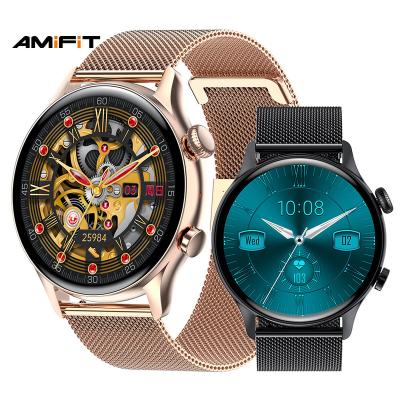 China Playback MP3 amoled display watch homens smartwatch steel top 10 mulher pantalla smartwatch for sale