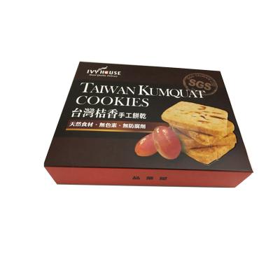 China Factory Direct Selling Natural Semi-hard Fruit Cookies Orange Scent Handmade Cookies for sale