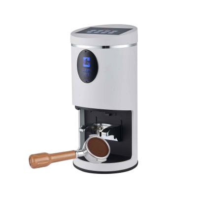 China With Scale Tray Electric Coffee Tamper Machine Automatic Espresso Coffee Powder Press 58mm Commercial Use for sale