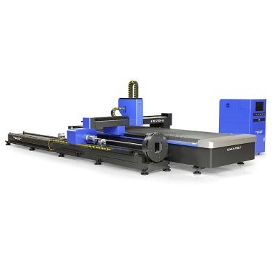 China Water Cooled 3KW Round / Square Tube Laser Cutting Machine For Metal Material With High Speed for sale