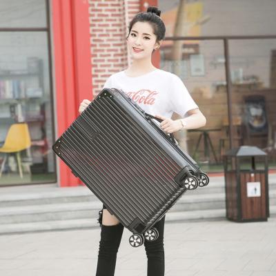 China Lightweight Aluminum Hard Shell Baggage in ABS PVC with Zipper Closure for sale