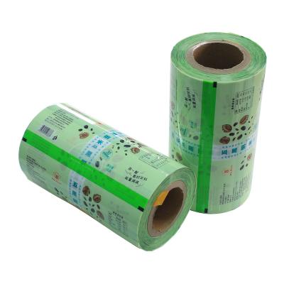 China Wholesale Customized Design Roll Film Bean Grain Packaging Roll Stock Moisture Proof Plastic Film for sale