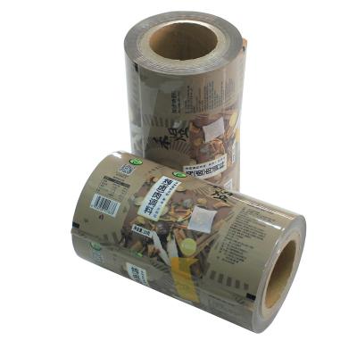 China Flexible packaging moisture proof plastic roll stock lamination film with printing for coffee/tea/powder/dry food for sale