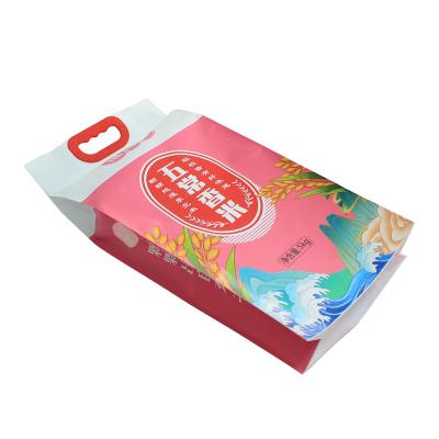 China New Product Moisture-proof Rice Brick Pouch Rice Brick Pa/pe Rice Food Saver Nylon Vacuum Bags Rice Packing Bags for sale