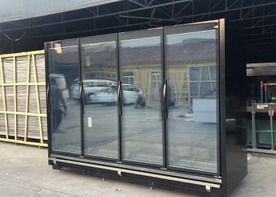 China 3000mm 4 Solid Door Display Freezers 3120mm Cabinet Height 2080 Remote Type à venda