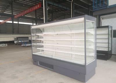 China Offene automatische Front Air Cooling Multideck Display-Kühlvorrichtung entfrosten zu verkaufen