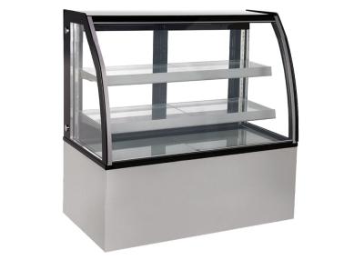 China Gebogen Glas 59“ Integrale Gekoelde Geventileerde de BakkerijVitrine van R404a Te koop